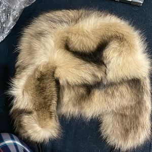 Tory Burch trapper fur hat nwot